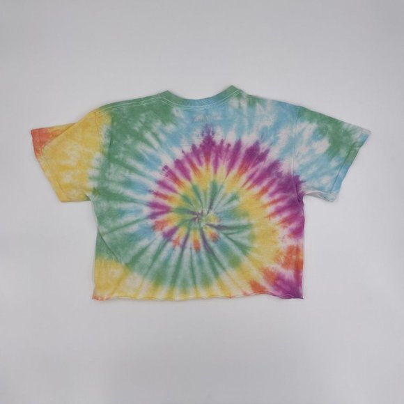 AC/DC Tie Dye Crop Top - Picture 2 of 5